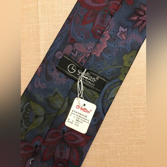 Goldlion new satin decorative pattern design tie - Picture 3 of 3